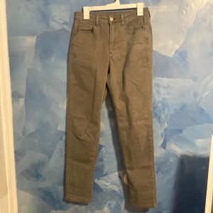 American Eagle Olive “Mom” jeans